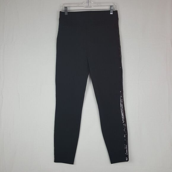 SPANX Pants - Spanx The Perfect Pant Ankle Sequin Tuxedo Skinny Classic Black Size Medium